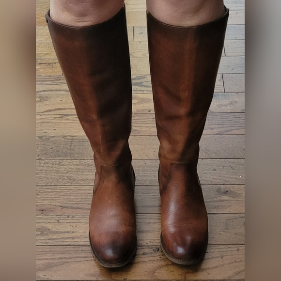 Frye Melissa Stud Zip Riding Boots - Picture 3 of 14